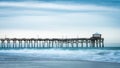 Sunrise at the Atlantic Beach Pier on Emerald Isle Royalty Free Stock Photo