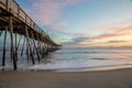 Sunrise by the Avalon Pier Royalty Free Stock Photo