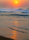Sunrise at Baggies Beach, Durban, South Africa Royalty Free Stock Photo
