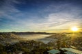 Sunrise of Baguio Royalty Free Stock Photo