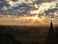 Sunrise balloons Bagan