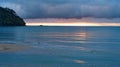 Sunrise at Bark bay in Abel Tasman National Park, Aotearoa / New Zealand Royalty Free Stock Photo