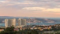 Sunrise in the bay of Trieste