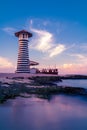 Sunrise at Bayahibe beach with smooth water, La Romana, Dominican republic