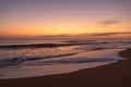 Sunrise on an East coast Florida beach Royalty Free Stock Photo