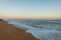 Sunrise on the beach on the coast of Florida Royalty Free Stock Photo