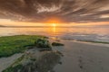 Sunrise on the beach