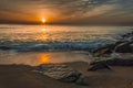 Sunrise on the beach