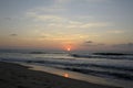 Sunrise on the beach, North Carolina Royalty Free Stock Photo