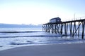 The Belmar Fishing pier at sunrise Royalty Free Stock Photo