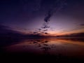 Sunrise at benoa beach - bali Royalty Free Stock Photo