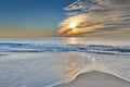 Sunrise at Bethany Beach, Deleware Royalty Free Stock Photo