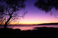 Sunrise at Binalong Bay Beach, Tasmania Royalty Free Stock Photo
