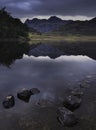 Scenic landscape of Lake District,Cumbria,Uk Royalty Free Stock Photo