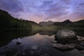 Sunrise at Blea Tarn in Lake District, UK Royalty Free Stock Photo