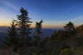 Views along the Blue Ridge Parkway in North Carolina, USA. Royalty Free Stock Photo