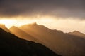 Sunrise Blue Ridge Mountains Scenic Overlook Nantahala Forest Highlands Royalty Free Stock Photo