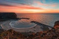 Sunrise at Bolata bay, Bulgaria Royalty Free Stock Photo