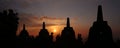 Sunrise from Borobudur Template