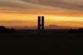 Sunrise in Brasilia capital of Brazil