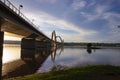 Sunrise on the bridge and islet