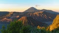 Sunrise on Bromo Volcano in Java Royalty Free Stock Photo