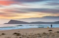 Sunrise on Bruny Island, Tasmania Royalty Free Stock Photo