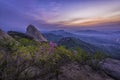 Sunrise on The Bukhansan National park South Korea