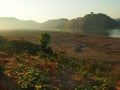 Sunrise in Burma Royalty Free Stock Photo