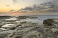 Sunrise at Cabo Cervera in Torrevieja, Alicante province in Spain