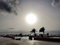 Sunrise cabo verde beach