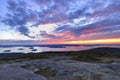 Sunrise From Cadillac Mountain Royalty Free Stock Photo