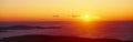 Sunrise from Cadillac Mountain, Acadia National Park, Maine Royalty Free Stock Photo