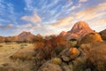 Spitzkoppe, landscape of famous red, granite rocks, Namibia, Africa Royalty Free Stock Photo