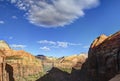 Sunrise at Canyon Overlook Zion National Park Royalty Free Stock Photo