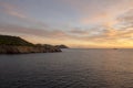 Sunrise in the Cap Martinet on the island of Ibiza Royalty Free Stock Photo