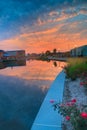 Sunrise Carroll Creek Park Frederick Maryland Royalty Free Stock Photo