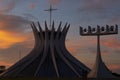 Sunrise at the Cathedral of Brasilia
