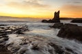 Sunrise Cathedral Rock, South Coast, Australia Royalty Free Stock Photo