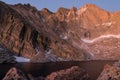 Sunrise at Chasm Lake, Colorado Royalty Free Stock Photo