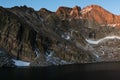 Sunrise at Chasm Lake, Colorado Royalty Free Stock Photo