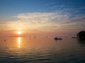 Sunrise on the Chesapeake Bay Royalty Free Stock Photo