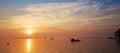 Sunrise on the Chesapeake Bay Royalty Free Stock Photo