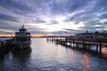 Chiemsee lake in Germany in the morning Royalty Free Stock Photo