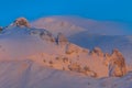 Sunrise in Ciucas Mountains, Romania Royalty Free Stock Photo