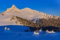 Sunrise in Ciucas Mountains, Romania Royalty Free Stock Photo