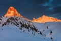 Sunrise in Ciucas Mountains, Romania Royalty Free Stock Photo