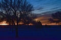 Sunrise and Clouds, Canyon, Texas, in the Panhandle.