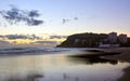 Sunrise coastal view of Burleigh Heads Beach