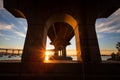 Coronado Bridge San Diego, California Sunrise Royalty Free Stock Photo